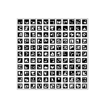 Поле aruco-меток, не бликующая поверхность 101 метка - «globural.ru» - Рузаевка