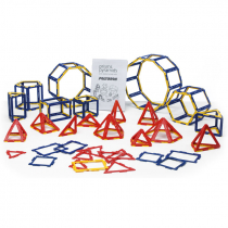 Набор по основам математики, конструирования и моделирования Полидрон Каркасы "Призмы и пирамиды" - «globural.ru» - Рузаевка