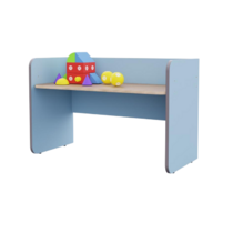 Стол для речевых игр из коллекции «НЕГА» (цвет голубой) - «globural.ru» - Рузаевка