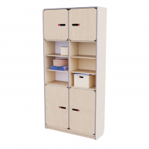 Рабочий стеллаж для воспитателя из коллекции «НЕГА» (цвет бежевый) - «globural.ru» - Рузаевка