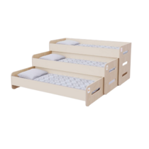 Раздвижная кровать 3 секции в спальную зону из коллекции «НЕГА» (цвет бежевый) - «globural.ru» - Рузаевка