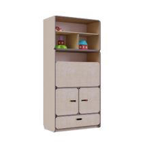 Стеллаж-трансформер с рабочим местом специалиста из коллекции «НЕГА» (бежевый) - «globural.ru» - Рузаевка