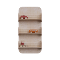 Настенная полка с тремя уровнями из коллекции «НЕГА» - «globural.ru» - Рузаевка