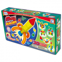 Магнитный конструктор Строитель. Базовый 30 деталей + колесная база. Стартовый набор - «globural.ru» - Рузаевка