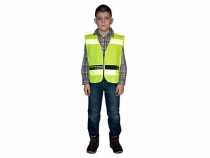 Световозвращающий жилет на молнии для пешеходов - «globural.ru» - Рузаевка