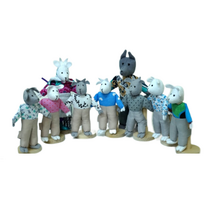 Набор шагающих кукол к сказке "Волк и семеро козлят" - «globural.ru» - Рузаевка