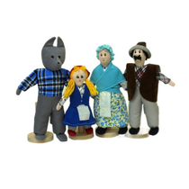 Набор шагающих кукол к сказке "Красная Шапочка" - «globural.ru» - Рузаевка