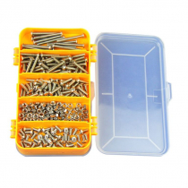 Набор крепежных элементов из нержавеющей стали (винты, гайки) в пластиковой коробке - «globural.ru» - Рузаевка