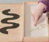 Комплект психолога Пертра. Дополнительный набор с песком для развития графомоторики c пластинами - «globural.ru» - Рузаевка