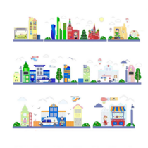 Набор декоративно- развивающих панелей «Городская среда» - «globural.ru» - Рузаевка