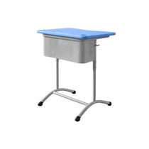 Стол ученический одноместный регулируемый по высоте с перфорированным экраном - «globural.ru» - Рузаевка