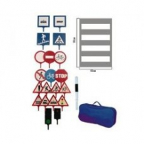 Набор знаков дорожного движения в чемодане (20 штук.) - «globural.ru» - Рузаевка