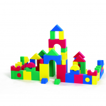 Блоки геометрические мягкие. Набор для класса. - «globural.ru» - Рузаевка