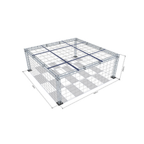 Огражденное пространство с защитной сеткой для безопасного пилотирования 8х8х3м  - «globural.ru» - Рузаевка