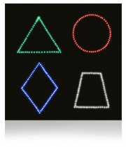 Интерактивная панель «Цветные фигуры-4» (вариант 2) - «globural.ru» - Рузаевка