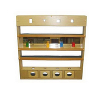 Настенный модуль с объемными телами и зеркалами 70 *10 *70 см - «globural.ru» - Рузаевка