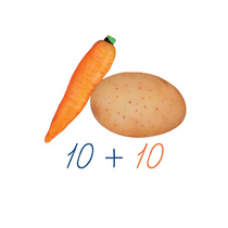 Счетный материал на магнитах "Овощи". - «globural.ru» - Рузаевка