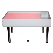 Световой столик для рисования песком напольный "Мультиколор" с кармашком для песка - «globural.ru» - Рузаевка