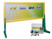 Двухстороннее магнитно-маркерное панно "Подбери пару" с комплектом тематических магнитов - «globural.ru» - Рузаевка