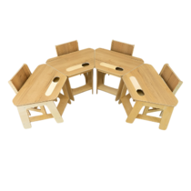 Комплект детских столов и стульев для детей с 3 до 7 лет (4 комплекта)  - «globural.ru» - Рузаевка