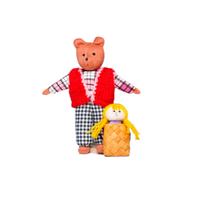 Набор шагающих кукол к сказке "Маша и медведь" - «globural.ru» - Рузаевка