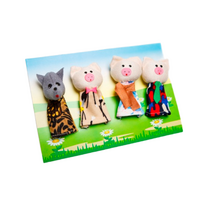 Набор пальчиковых кукол к сказке "Три поросенка" - «globural.ru» - Рузаевка