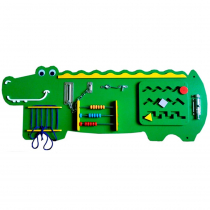 Бизиборд "Зелёный крокодильчик" - «globural.ru» - Рузаевка