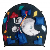 Игровое тактильное панно "Ежик" - «globural.ru» - Рузаевка