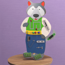 Бизиборд «Волчок-серый бочок» - «globural.ru» - Рузаевка