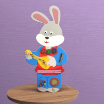 Бизиборд «Зайчик-побегайчик» - «globural.ru» - Рузаевка