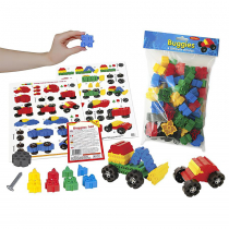 Конструктор "Транспортные средства" 64 детали - «globural.ru» - Рузаевка