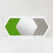 Декоративная тактильная панель 3в1 - «Ворс, Зеркало, Резина» - «globural.ru» - Рузаевка