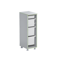 Стеллаж с лотками Робик 001 (серый) - «globural.ru» - Рузаевка