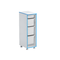 Стеллаж с лотками Робик 001 (белый) - «globural.ru» - Рузаевка