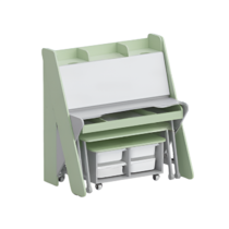 Набор мебели «Конструкторское бюро» (серый/фисташковый) - «globural.ru» - Рузаевка