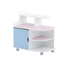 Тумба для пособий (белый/зефир/прибрежный синий)  - «globural.ru» - Рузаевка