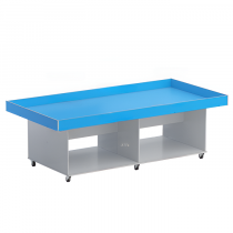 Стол для робототехники с полками (серый/синий) - «globural.ru» - Рузаевка