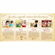 Стенд "Условия и средства эстетического воспитания" - «globural.ru» - Рузаевка