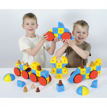 Набор Полидрон Магнитные блоки 3D Супер (комплект на группу, 68 деталей) - «globural.ru» - Рузаевка