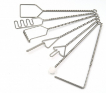 Комплект "Постановочные зонды с витыми ручками с колечком (шариковый зонд на витой ручке)" (7 штук) - «globural.ru» - Рузаевка