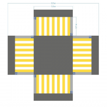 Имитация четырехстороннего перекрестка 5,5*4,5 м - «globural.ru» - Рузаевка
