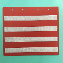 Красный лист-вкладыш в папку ПЕКС БОЛЬШАЯ  для карточек 4*4 см - «globural.ru» - Рузаевка