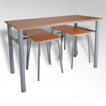 Обеденная группа четырехместная с табуретами - «globural.ru» - Рузаевка