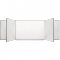 Доска магнитно-маркерная настенная пятиэлементная белая полимерная - «globural.ru» - Рузаевка