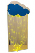 Зеркальное панно с фибероптическими нитями и Облаком - «globural.ru» - Рузаевка