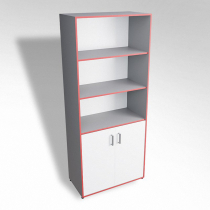 Шкаф широкий открытый с закрытой тумбой ТР2 ЛДСП - «globural.ru» - Рузаевка