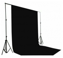 Фотофон для фото и видео 3х6 м Черный - «globural.ru» - Рузаевка