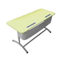 Стол ученический двухместный  "Асташка -2" с наклоном столешницы  - «globural.ru» - Рузаевка