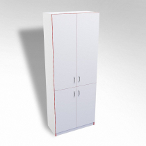 Стеллаж закрытый А-310 ТР ЛДСП  - «globural.ru» - Рузаевка