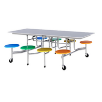 Cтол обеденный складной Mobi на 8 персон - «globural.ru» - Рузаевка